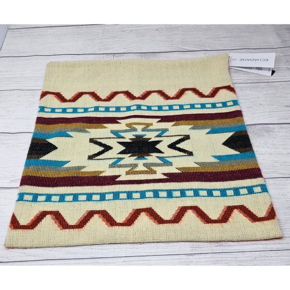 Ecuadane Small Antisana Earth Pillow Case Set 16x16 - Picture 4 of 8